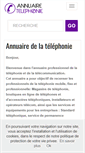 Mobile Screenshot of annuaire-telephonie.com